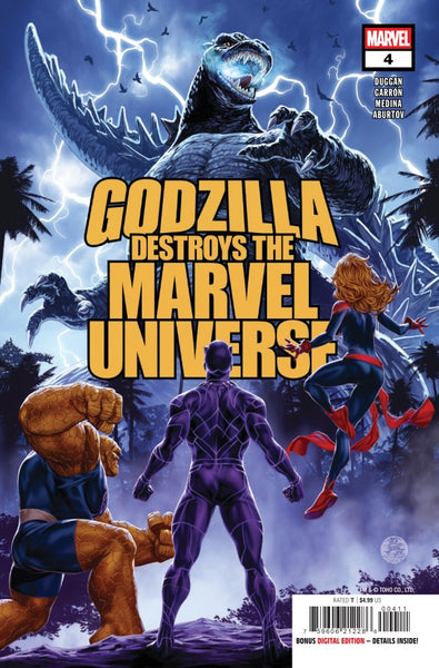 GODZILLA DESTROYS MARVEL UNIVERSE #4 : Mark Brooks Cover A (2025)