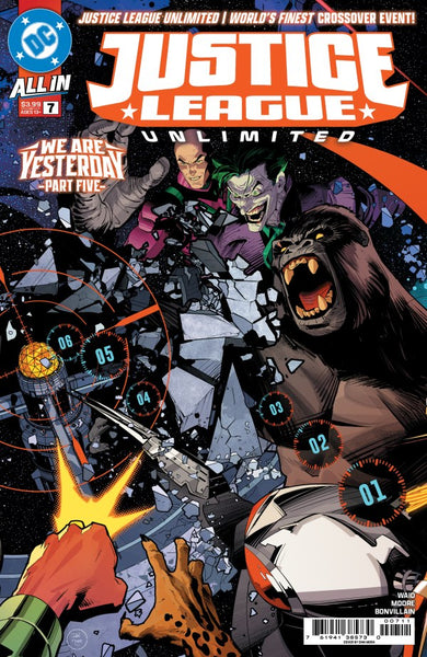 JUSTICE LEAGUE UNLIMITED #7 : Dan Mora connecting Cover A (We Are Yesterday Part 5) (2025)