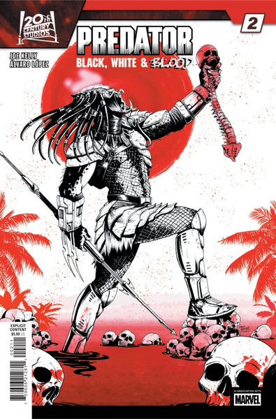 PREDATOR: BLACK WHITE & BLOOD #2 : Corin Howell Cover A (2025)