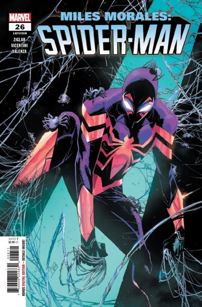 MILES MORALES: SPIDER-MAN #26 : Federico Vicentini Cover A (SEP24)