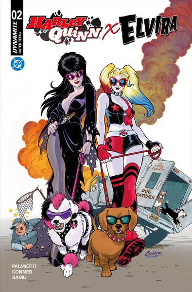 Harley Quinn X Elvira #2 (On Sale Late-September 2025)