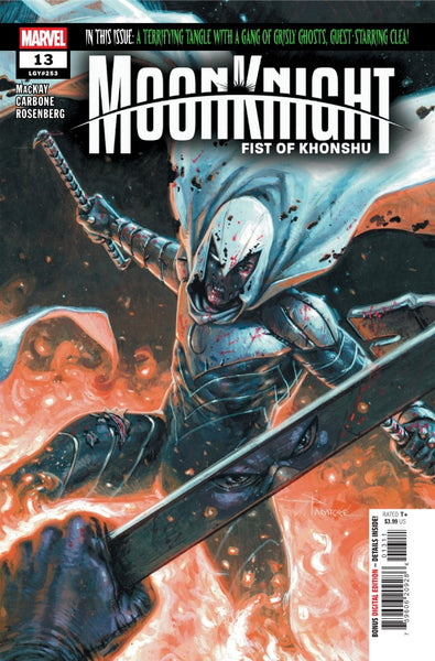 MOON KNIGHT: FIST OF KHONSHU #13 : Davide Paratore Cover A   (2025)