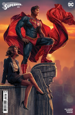 SUPERMAN #13 : Cover B Lee Bermejo Card Stock Variant (House of Braniac Part Two) (2024)