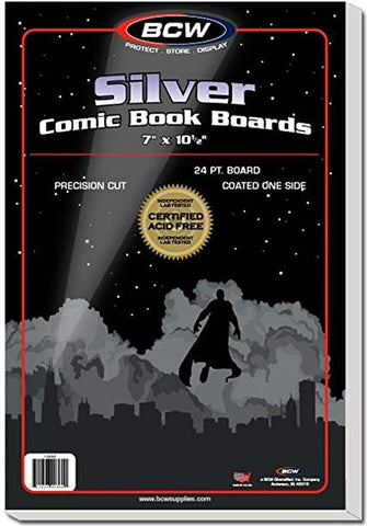BCW Silver Age Comic Backing Boards