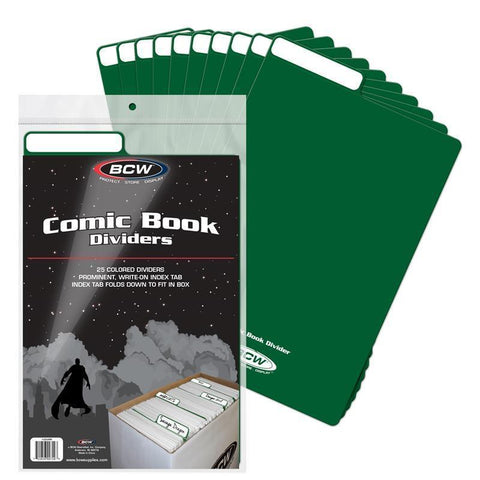 BCW Comic Divider - Green (Pack of 25)