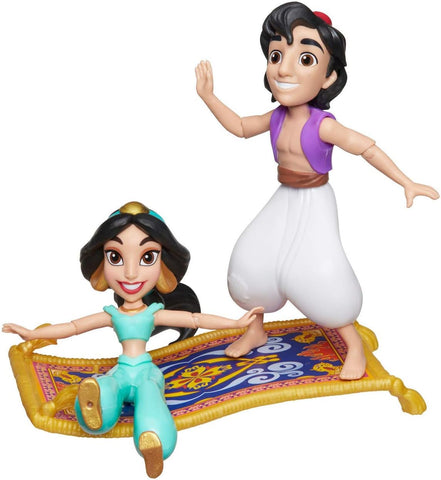 Disney Princess Poseable Comic Collection :  Magic Carpet Ride Jasmine & Aladdin (Pre-Owned)