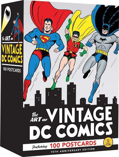 The Art of Vintage DC Comics: 100 Postcards (75th Anniversary Edition)