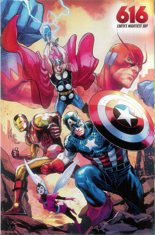AVENGERS #25: Marco Checchetto Marvel 616 Day Cover