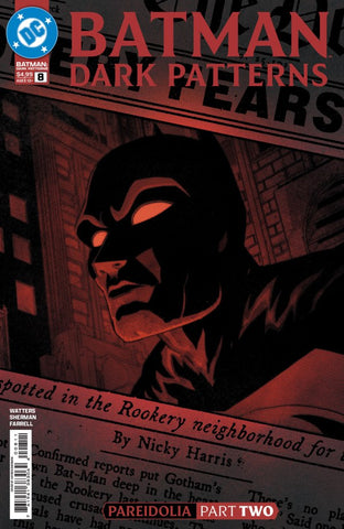 BATMAN: DARK PATTERNS #8 : Hayden Sherman Cover A   (2025)