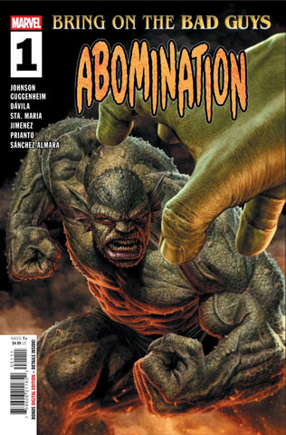 BRING ON THE BAD GUYS #3 : Abomination #1 (Lee Bermejo Cover A)   (2025)