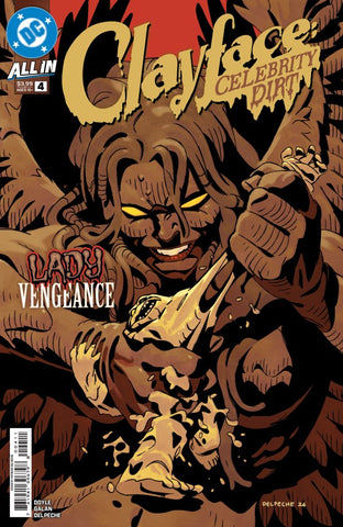 CLAYFACE: CELEBRITY DIRT #4 : Patricio Delpeche Cover A   (2026)