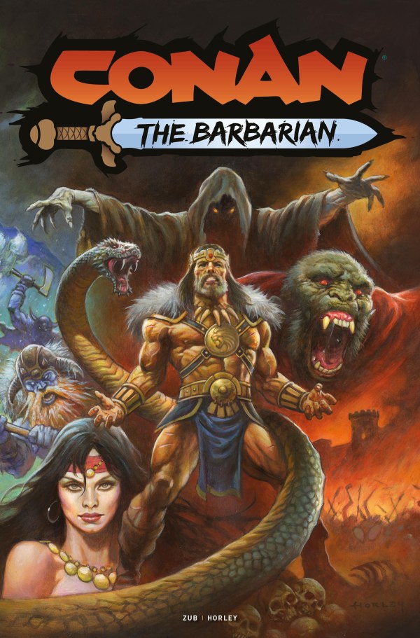 CONAN THE BARBARIAN #25 : Alex Horley wraparound Cover A (2025