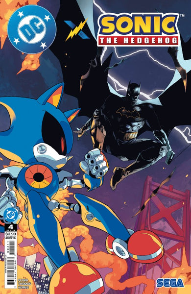 DC X SONIC THE HEDGEHOG #4 : Pablo M. Collar Cover A   (2025)