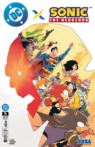 DC X SONIC THE HEDGEHOG #5 : Pablo M. Collar Cover A   (2025)