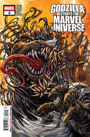 GODZILLA DESTROYS MARVEL UNIVERSE #2 : Mark Brooks Cover A   (2025)