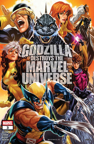 GODZILLA DESTROYS MARVEL UNIVERSE #3 : Mark Brooks Cover A   (2025)