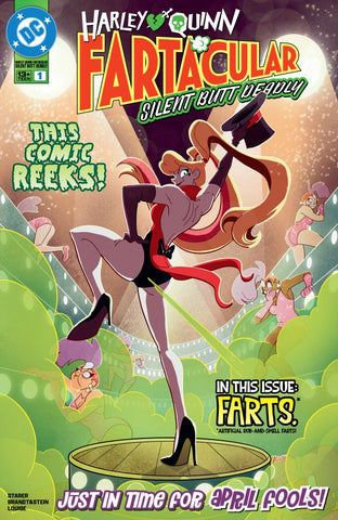 HARLEY QUINN FARTACULAR: SILENT BUTT DEADLY #1 : Ted Brandt Cover A (2025)