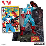 McFarlane Toys - Captain America (The Amazing Spider-Man #323) by Todd McFarlane 1/6th Scale PVC Statue with Comic Book