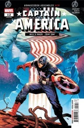 CAPTAIN AMERICA #12 : Valerio Schiti Cover A (Armageddon)   (2026)