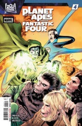 PLANET OF APES VS FANTASTIC FOUR #4 : Greg Land Cover A   (2026)