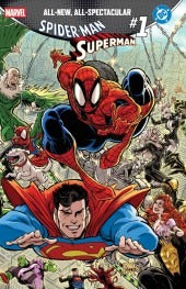 MARVEL/DC: SPIDER-MAN / SUPERMAN #1 : Kaare Andrews wraparound Cover   (2026)