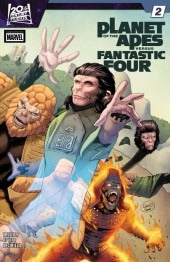 PLANET OF APES VS FANTASTIC FOUR #2 : Greg Land Cover A   (2026)