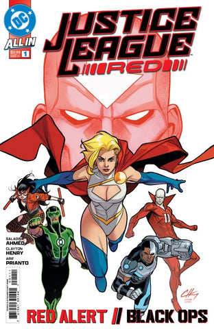 JUSTICE LEAGUE RED #1 : Clayton Henry Cover A   (2025)