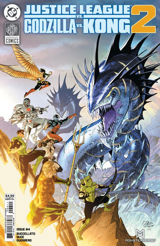 JUSTICE LEAGUE/GODZILLA/KONG 2 #4 : Christian Duce Cover A   (2025)