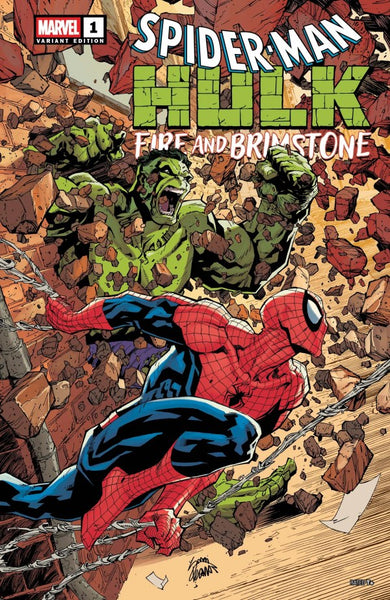 SPIDER-MAN/HULK: FIRE AND BRIMSTONE #1 : Ryan Stegman Cover F   (2026)