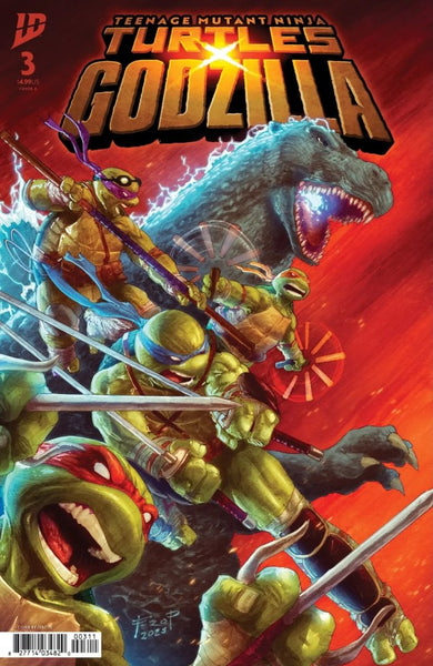 Teenage Mutant Ninja Turtles x Godzilla #3   (On Sale Mid-February 2026)