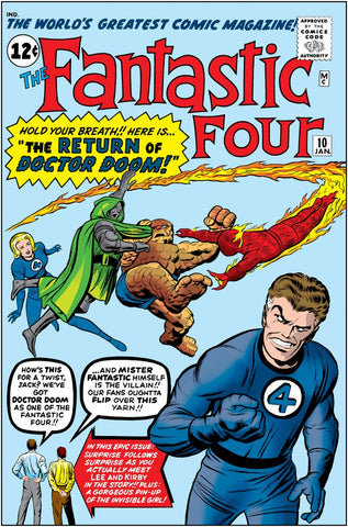 Fantastic Four #10 Facsimile Edition 2025 (On Sale Mid-October 2025)