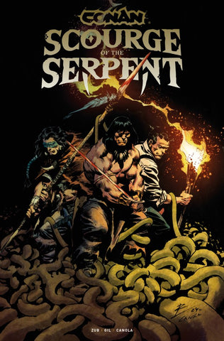 CONAN BARBARIAN: SCOURGE SERPENT #4 : Roberto de la Torre Cover A (2025)