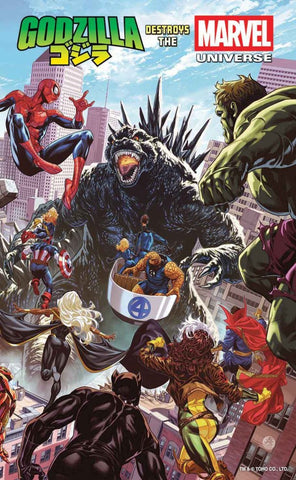 Godzilla Destroys the Marvel Universe #1   (On Sale Mid-July 2025)