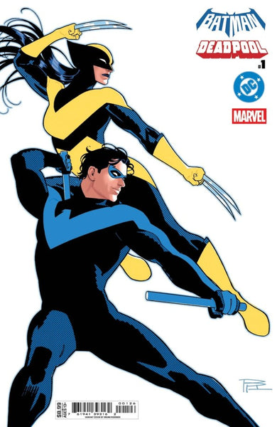 DC/MARVEL: BATMAN/DEADPOOL #1 : Bruno Redondo Nightwing/X-23 Cover Z   (2025)