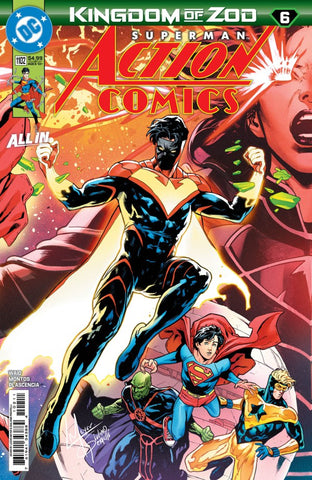 ACTION COMICS #1102 : Lucas Meyer connecting Cover A (Kingdom of Zod)   (2026)
