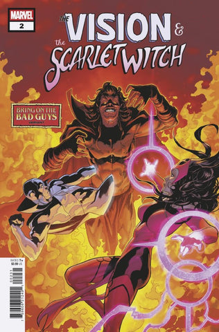 VISION AND SCARLET WITCH #2 : Geoff Shaw Bring on the Bad Guys Variant   (2025)