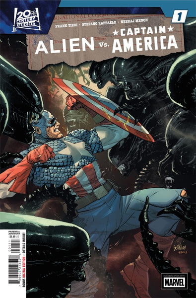 ALIEN VS CAPTAIN AMERICA #1 : Leinil Francis Yu Cover A   (2025)
