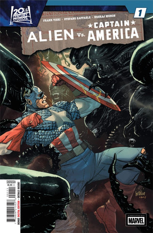 ALIEN VS CAPTAIN AMERICA #1 : Leinil Francis Yu Cover A   (2025)