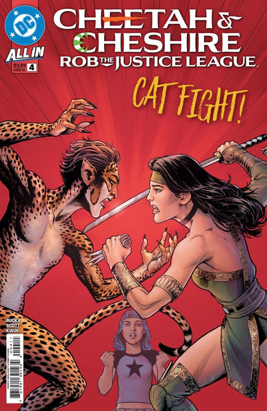 CHEETAH AND CHESHIRE ROB THE JUSTICE LEAGUE #4 : Nicola Scott Cover A   (2025)