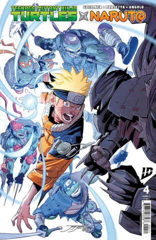 Teenage Mutant Ninja Turtles x Naruto #4 : Jorge Jimenez Cover A (On Sale June 2025)