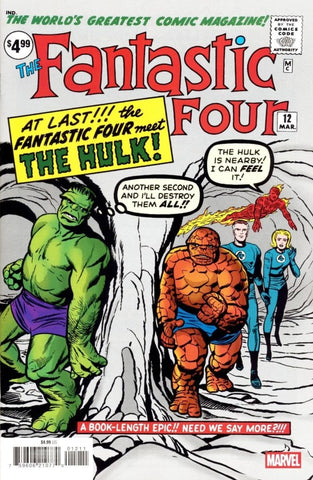 FANTASTIC FOUR #12 : 2025 Facsimile Edition (Jack Kirby Cover A)   (2025)
