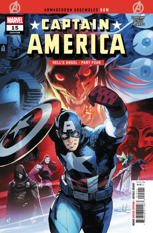CAPTAIN AMERICA #15 : Valerio Schiti cover A (Armageddon)   (2026)