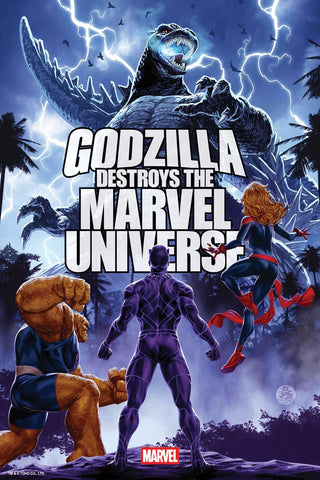 Godzilla Destroys the Marvel Universe #4 (On Sale Late-October 2025)