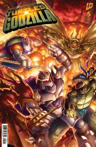 Teenage Mutant Ninja Turtles x Godzilla #5 : Fero Pe Cover A   (2026)