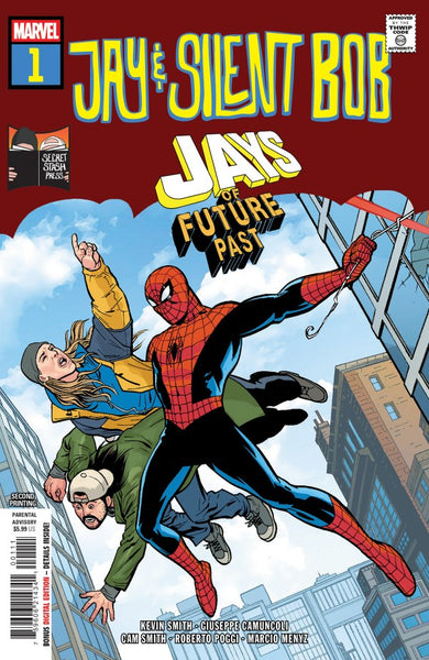 JAY & SILENT BOB: JAYS OF FUTURE #1 : Giuseppe Camuncoli (2nd Printing)(2026)
