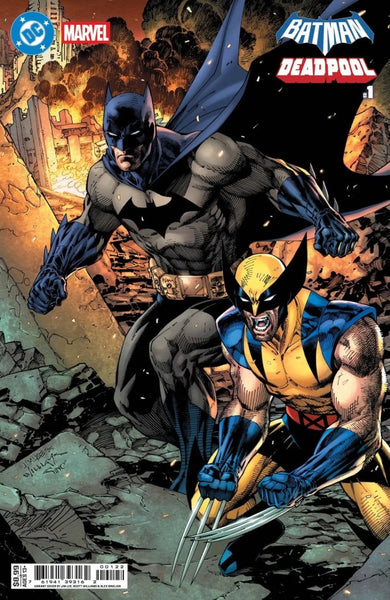 DC/MARVEL: BATMAN/DEADPOOL #1 : Jim Lee Batman/Wolverine Cover K   (2025)