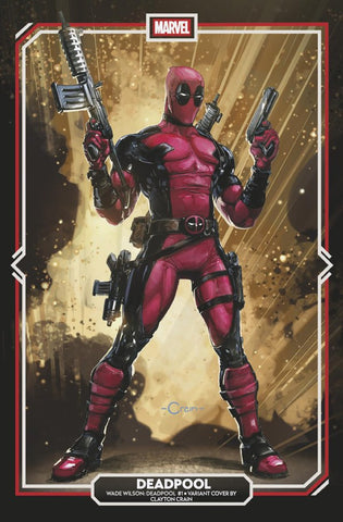 WADE WILSON: DEADPOOL #1 : Clayton Crain Cover D (2025)