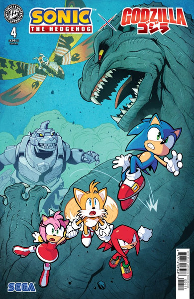 Sonic the Hedgehog x Godzilla #4   (On Sale Mid-November 2026)
