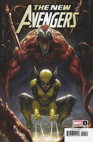 NEW AVENGERS #1 : Derrick Chew Carnage and Laura Kinney Variant   (2025)