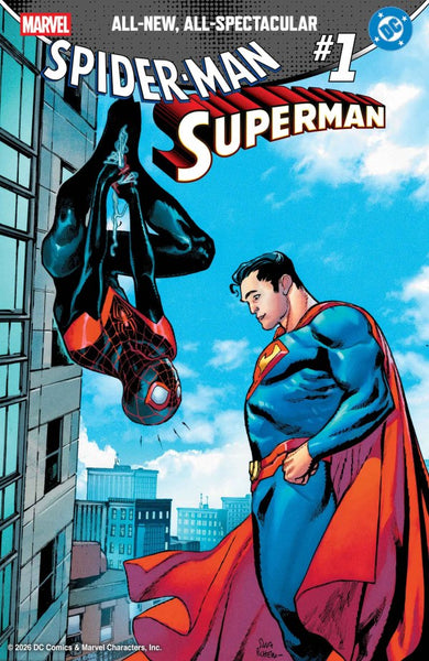 Marvel / DC: Spider-Man / Superman #1 Sara Pichelli Variant   (On Sale Mid-April 2026)